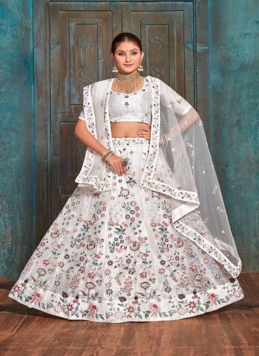 Affordable Embroidery Lehengas for Wholesale Suppliers | Ajmera Fashion  in Surat